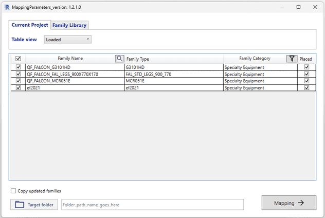 IFSE Parameters Tool per Revit screenshot 1
