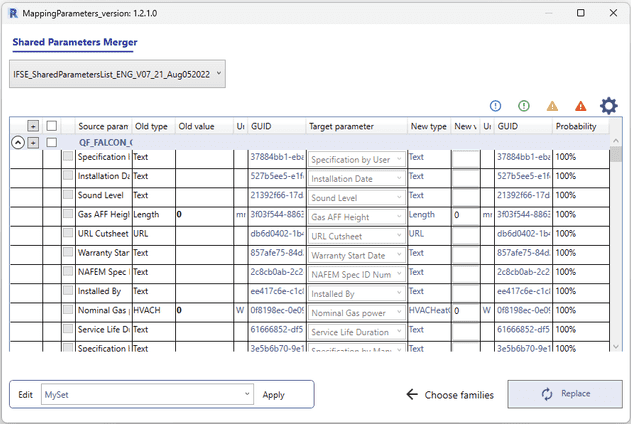 IFSE Parameters Tool per Revit screenshot 2