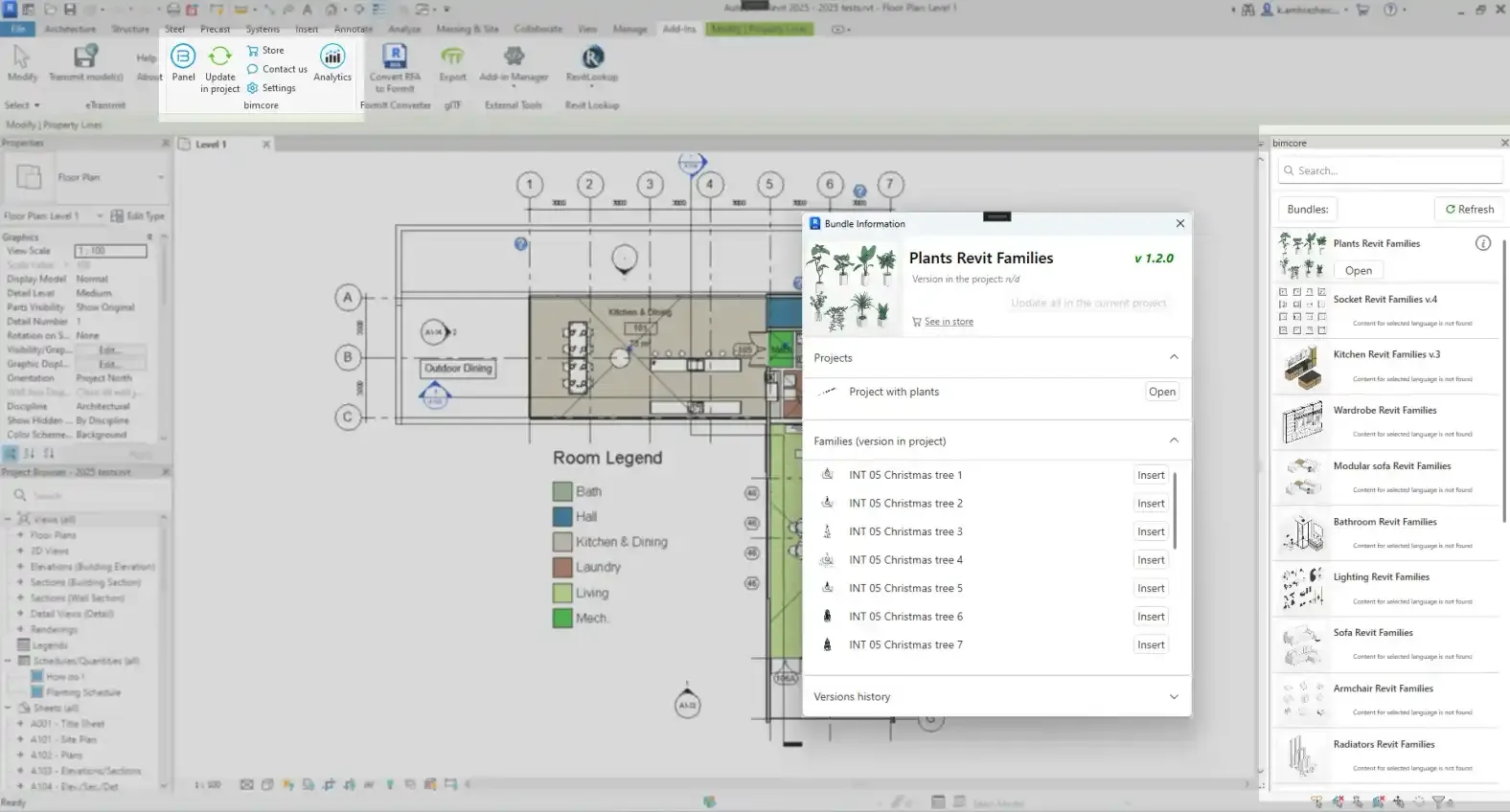 Add-in Bimcore per Revit screenshot 3
