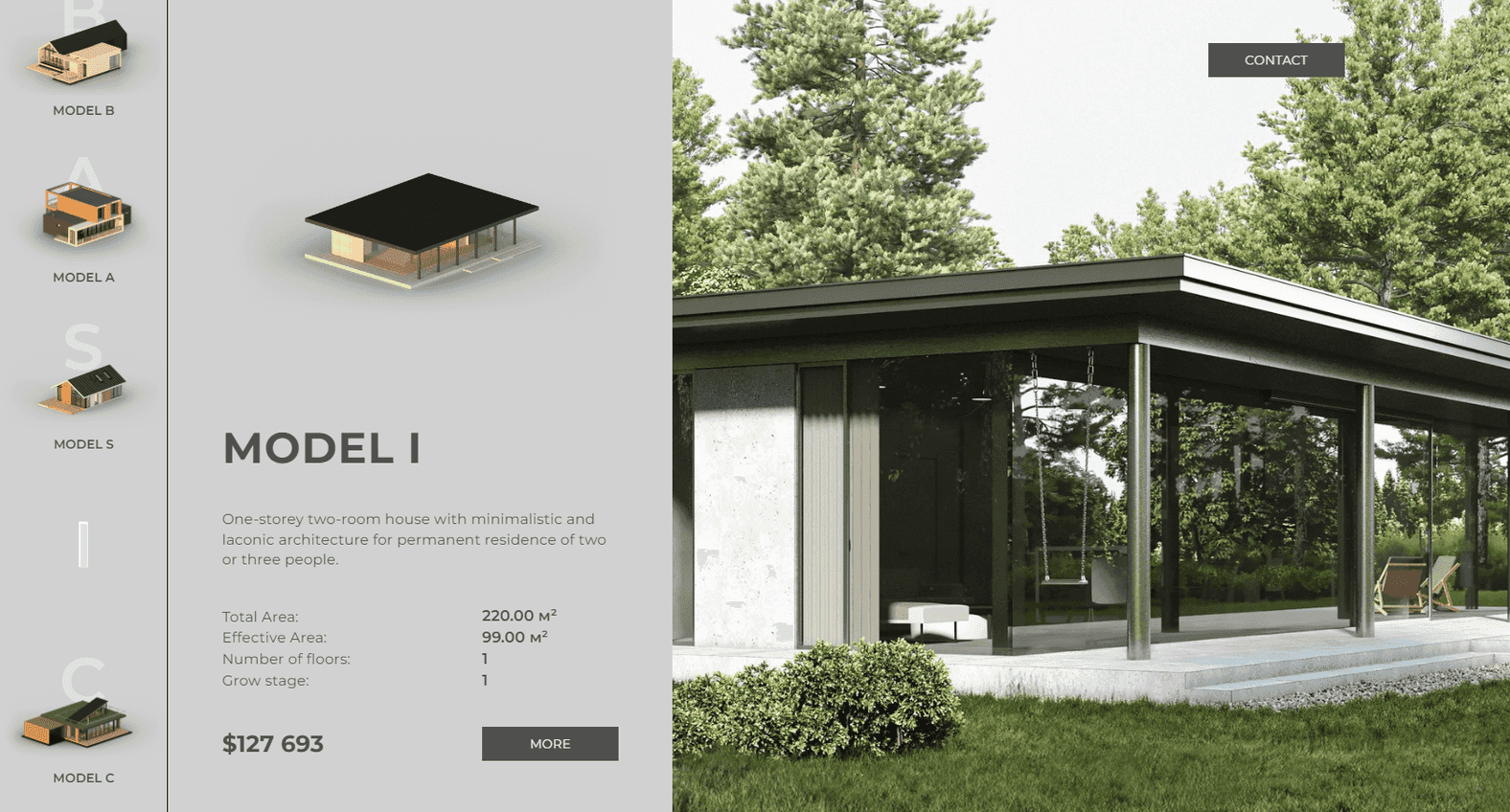 Sito web per uno studio di architettura screenshot 3
