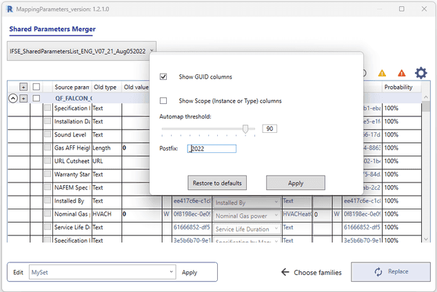 IFSE Parameters Tool per Revit screenshot 3